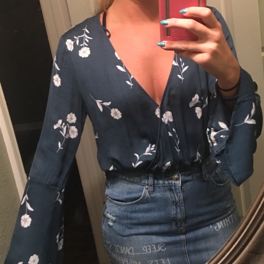 Flower body suit